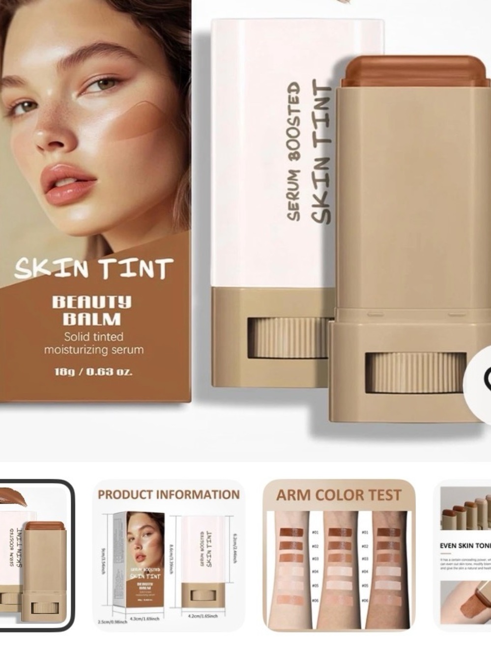 Beauty Balm MC Skin Tint Stick - Cream Shade